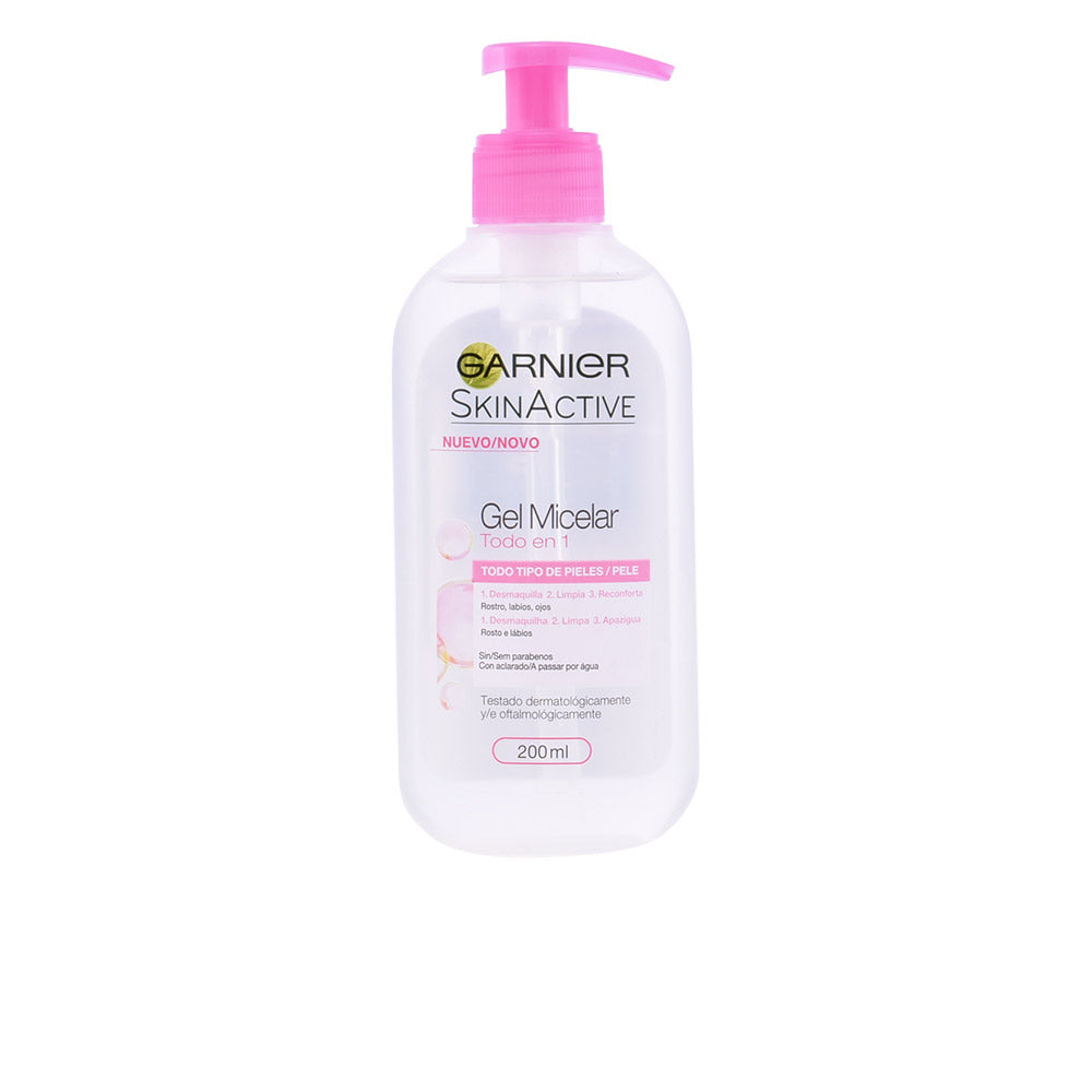 Garnier SKINACTIVE gel micelar 200 ml para pele sensível e todo tipo de pele