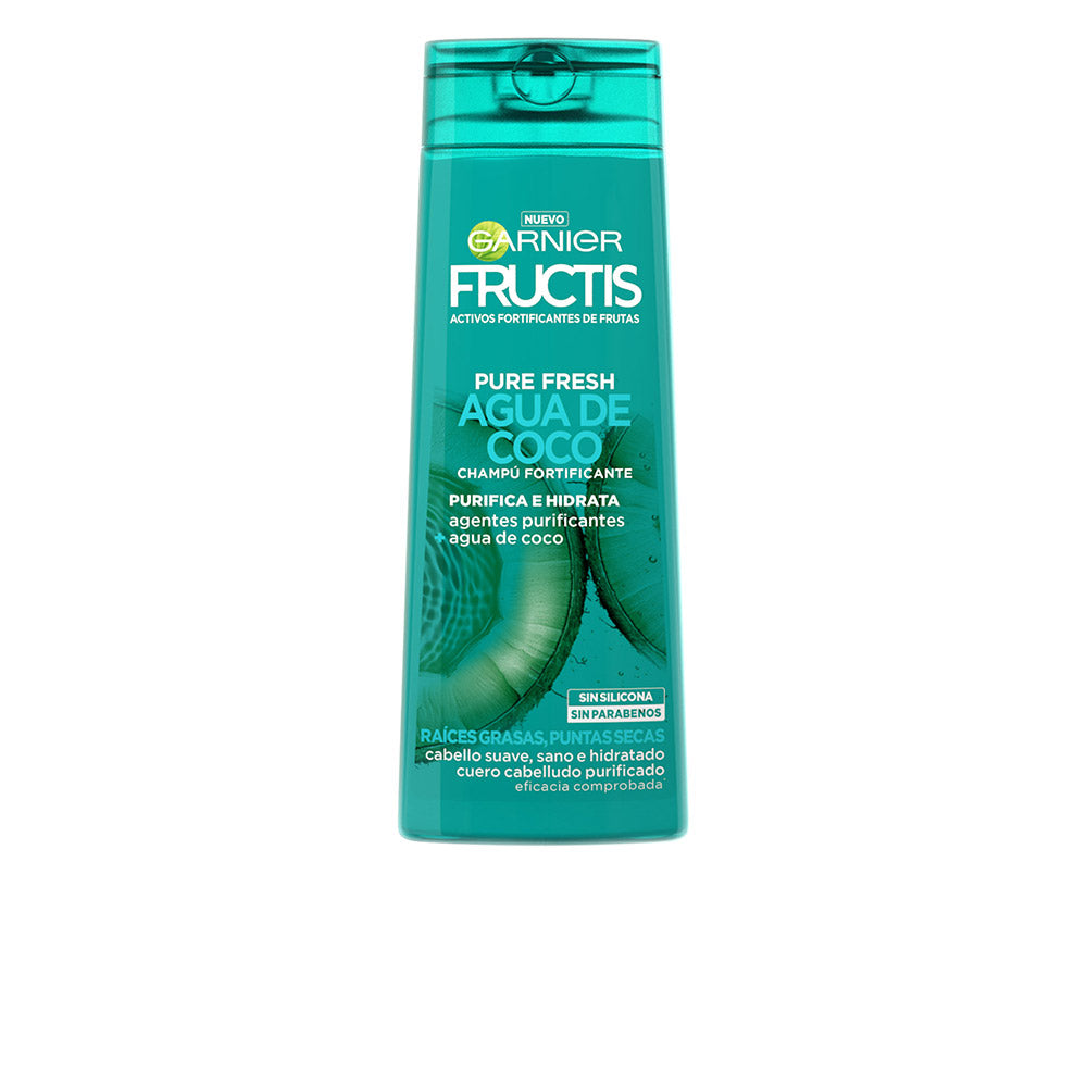 Garnier Fructis Pure Fresh shampoo de água de coco para cabelo oleoso e seco - 360 ml