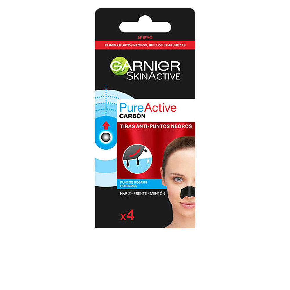 Garnier PURE ACTIVE Carbon Tirhas Anti-Pontos Negros 4 Unidades