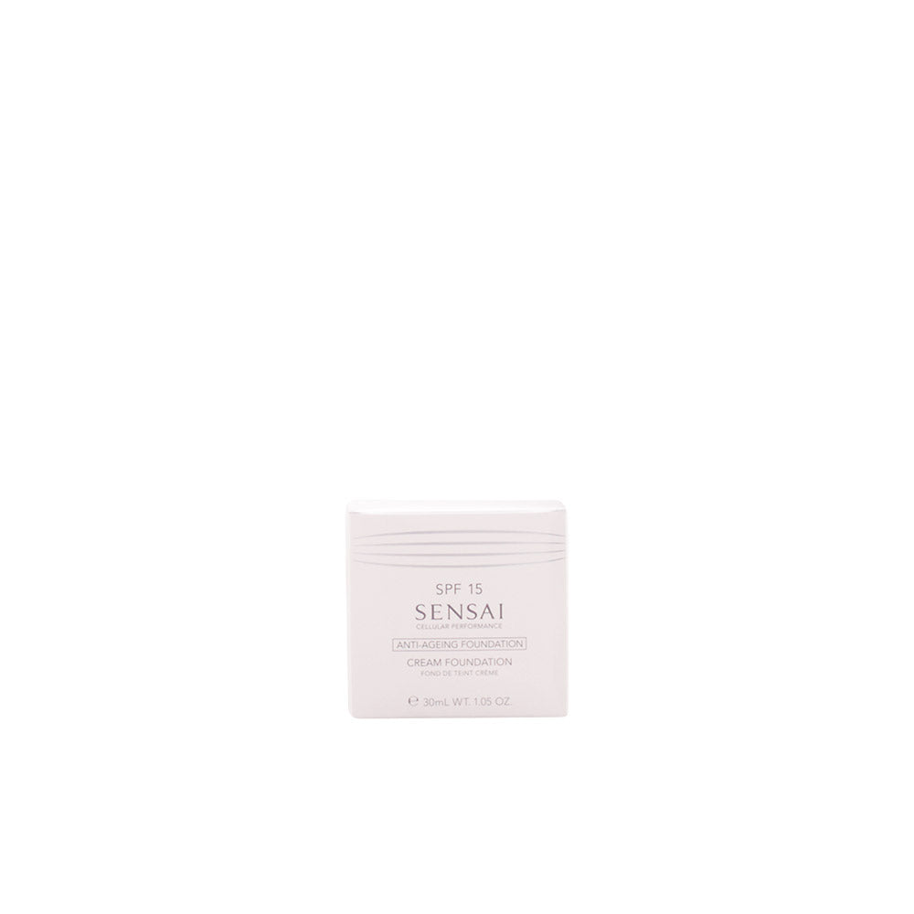 Sensaï base de maquilhagem cremosa #CF25-Topaz Beige com SPF 15