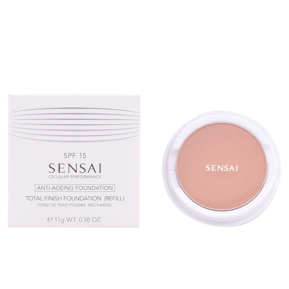 Sensaï Total Finish Fundação Refil #TF25 Topázio Bege 11g - Proteção SPF 15