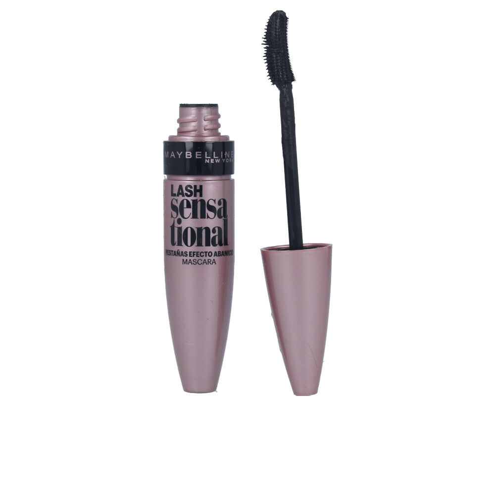 Máscara Lash Sensational Black Intenso - Maybelline, Efeito Full Fan