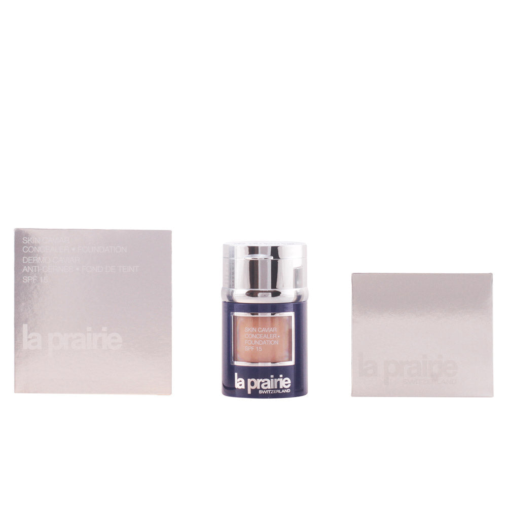 LA PRAIRIE Skin Caviar Concealer Foundation SPF15 Honey Beige – Unisex, Anti-Aging, SPF 15