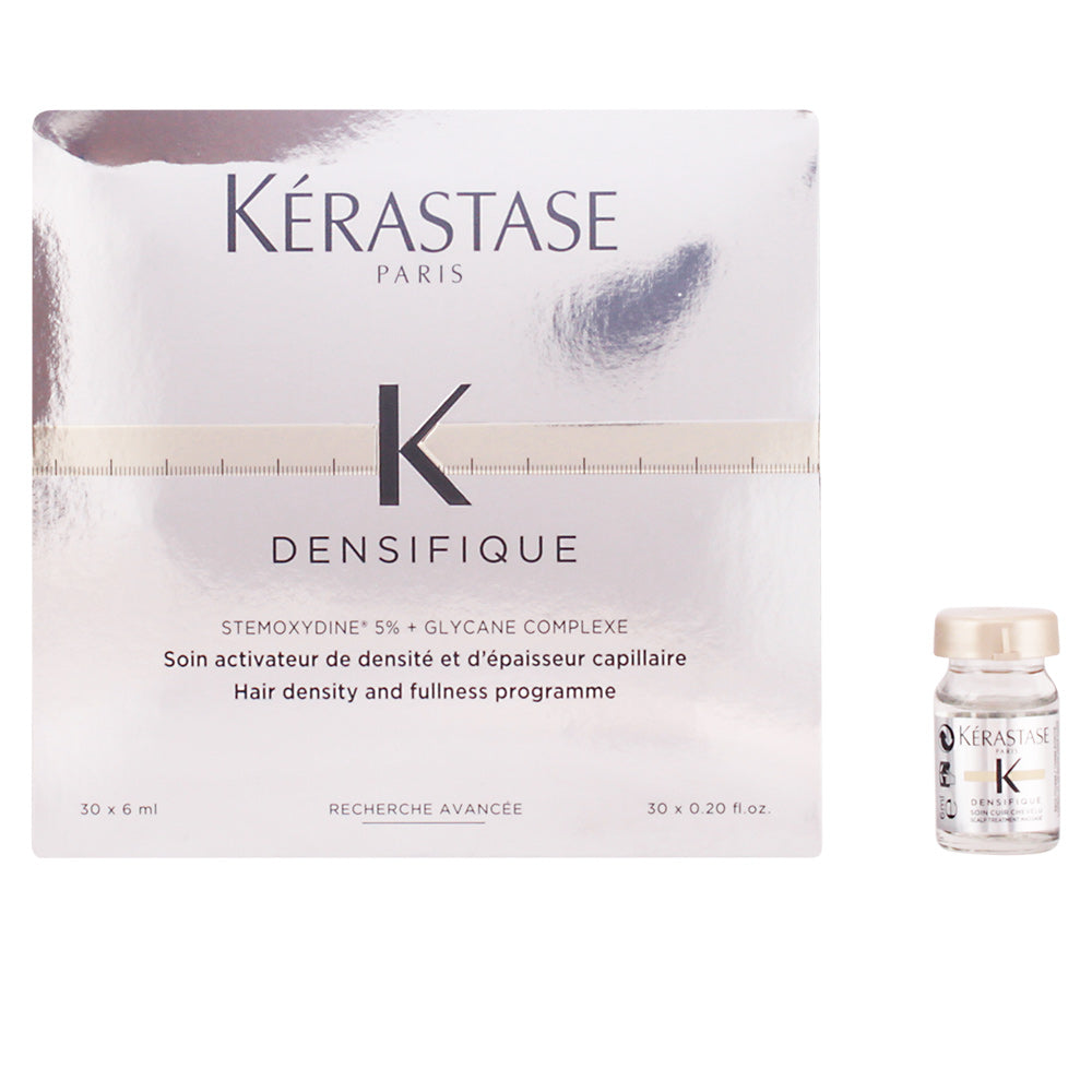 Kerastase Densifique Activateur de Densidade Capilar - Ampolas de 6 ml para Todo Tipo de Cabelo