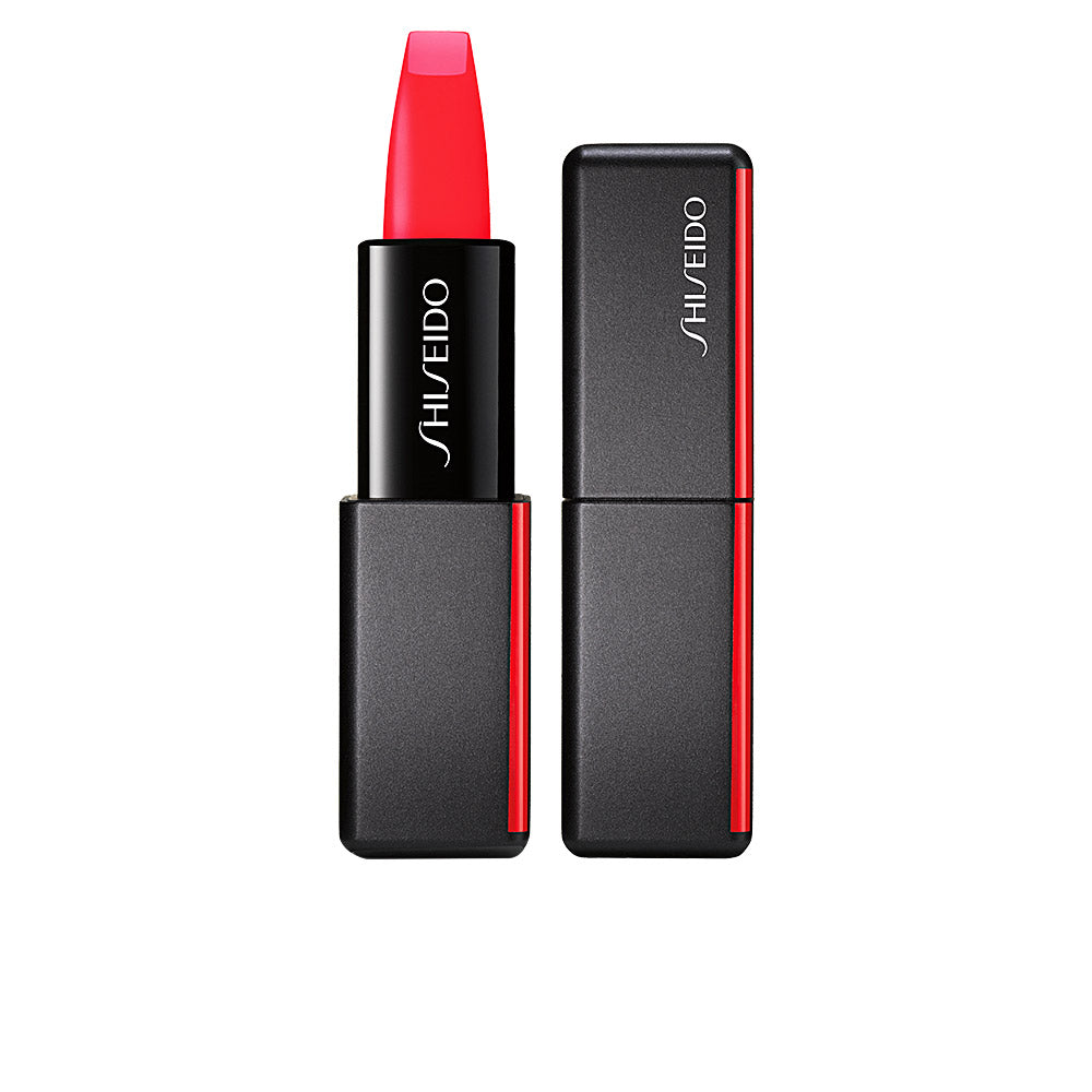 Shiseido ModernMatte Powder Batom #513 Shock Wave - Cor Rosa Premium