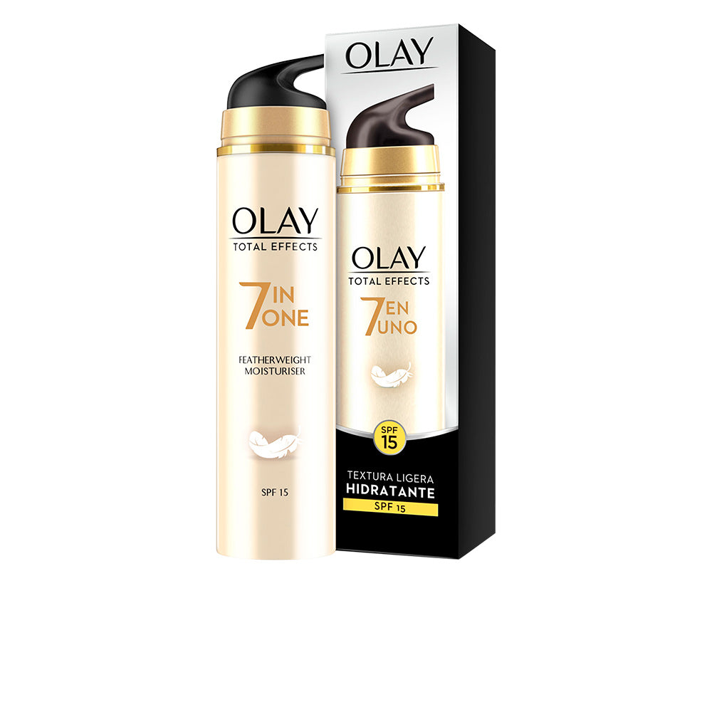 OLAY total effects crema facial dia SPF15 para mulheres, proteção média