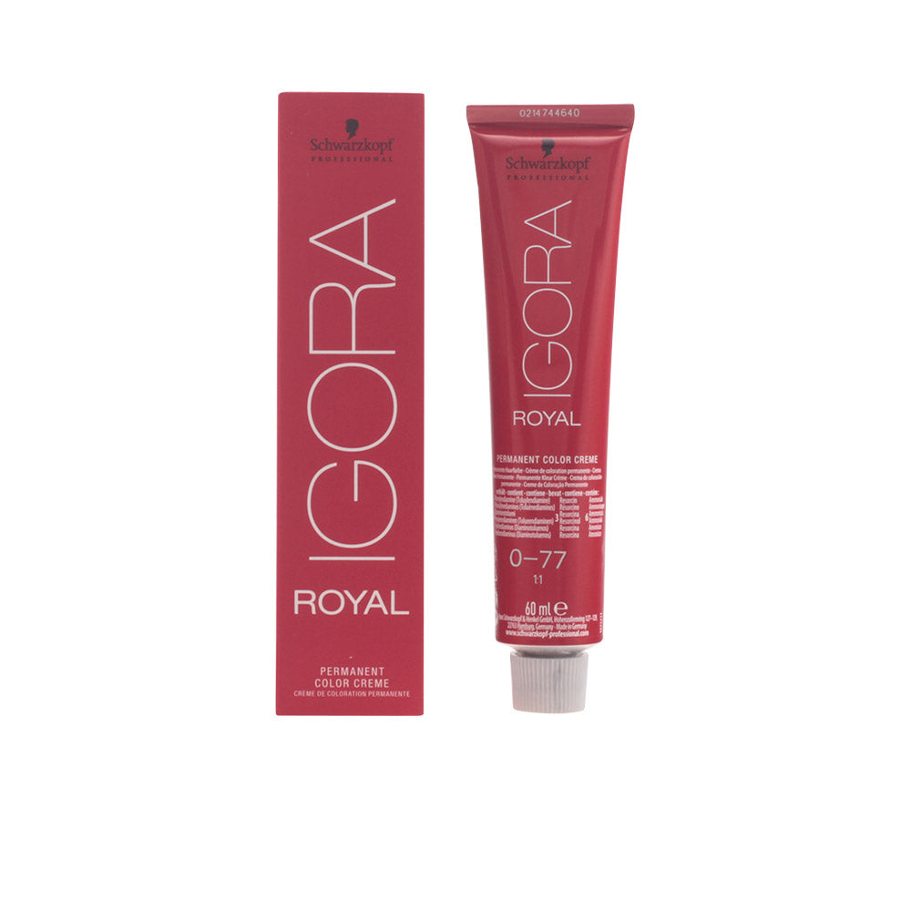 Schwarzkopf IGORA ROYAL #0-77 02/13 – Tons Naturais e Intensos para Todos os Tipos de Cabelo