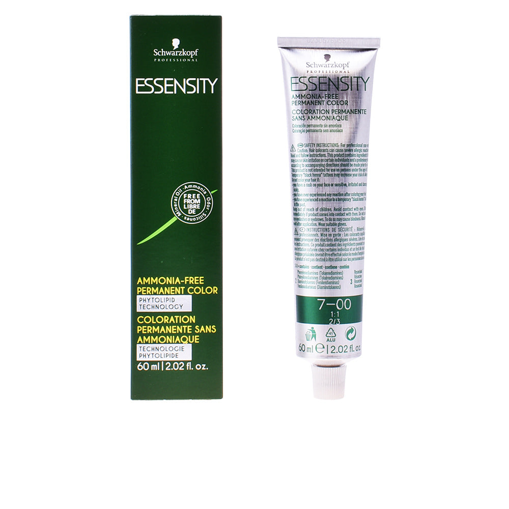 Schwarzkopf ESSENSITY cor permanente sem amoníaco n.º 7-00 preto para todos os tipos de cabelo