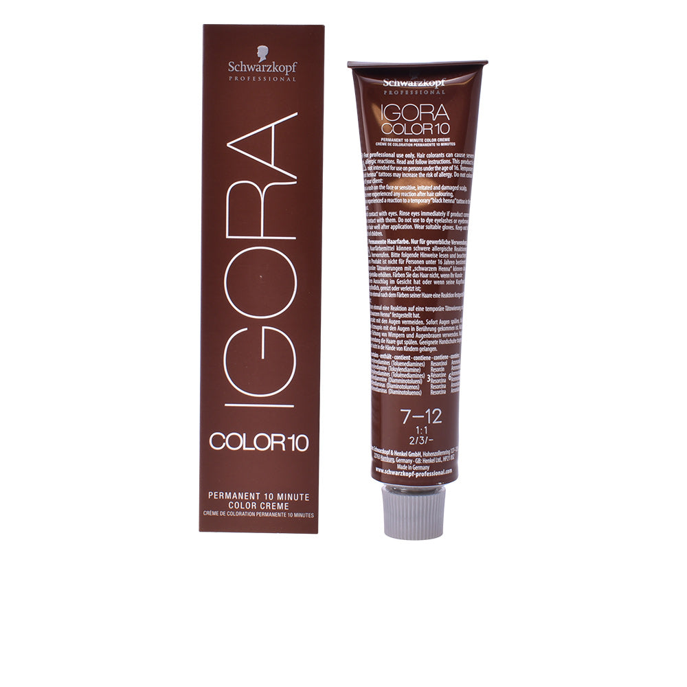 Schwarzkopf IGORA COLOR 10 #7-12 - Coloração para todos os tipos de cabelo