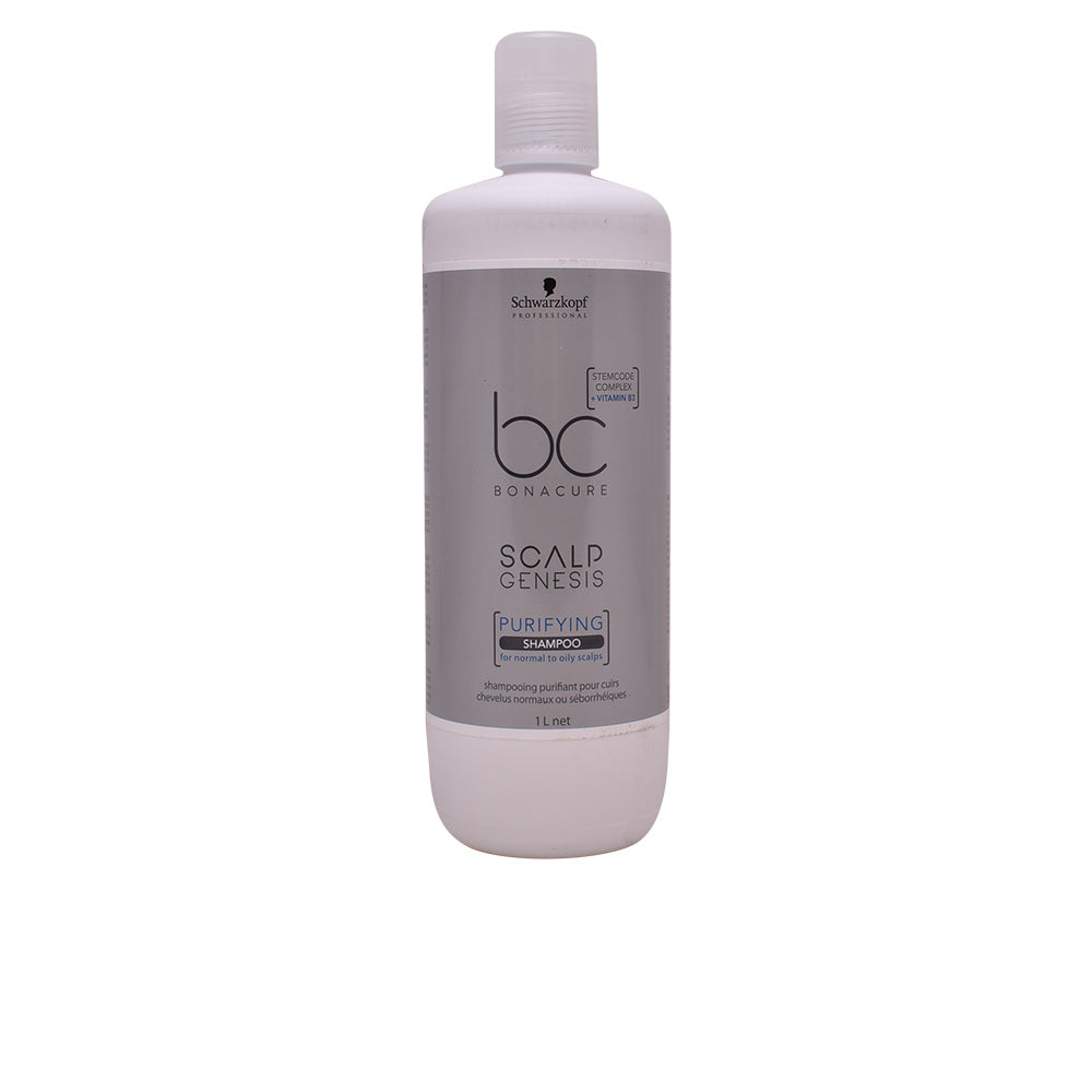 Schwarzkopf BC Scalp Genesis shampoo purificante 1000 ml - Controle de oleosidade e saúde capilar