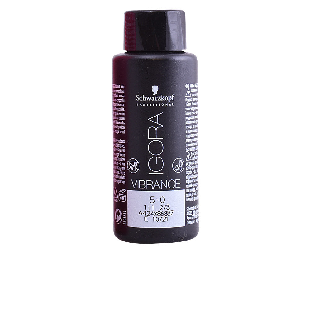 Schwarzkopf IGORA VIBRANCE #5-0 Light Brown Hair Colour - Unisex