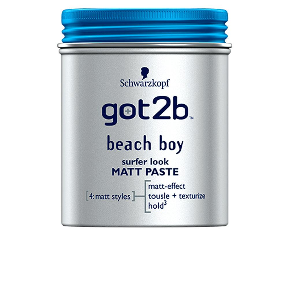 GOT2B Beach Boy Matt Paste Surfer Look 100ml by Schwarzkopf