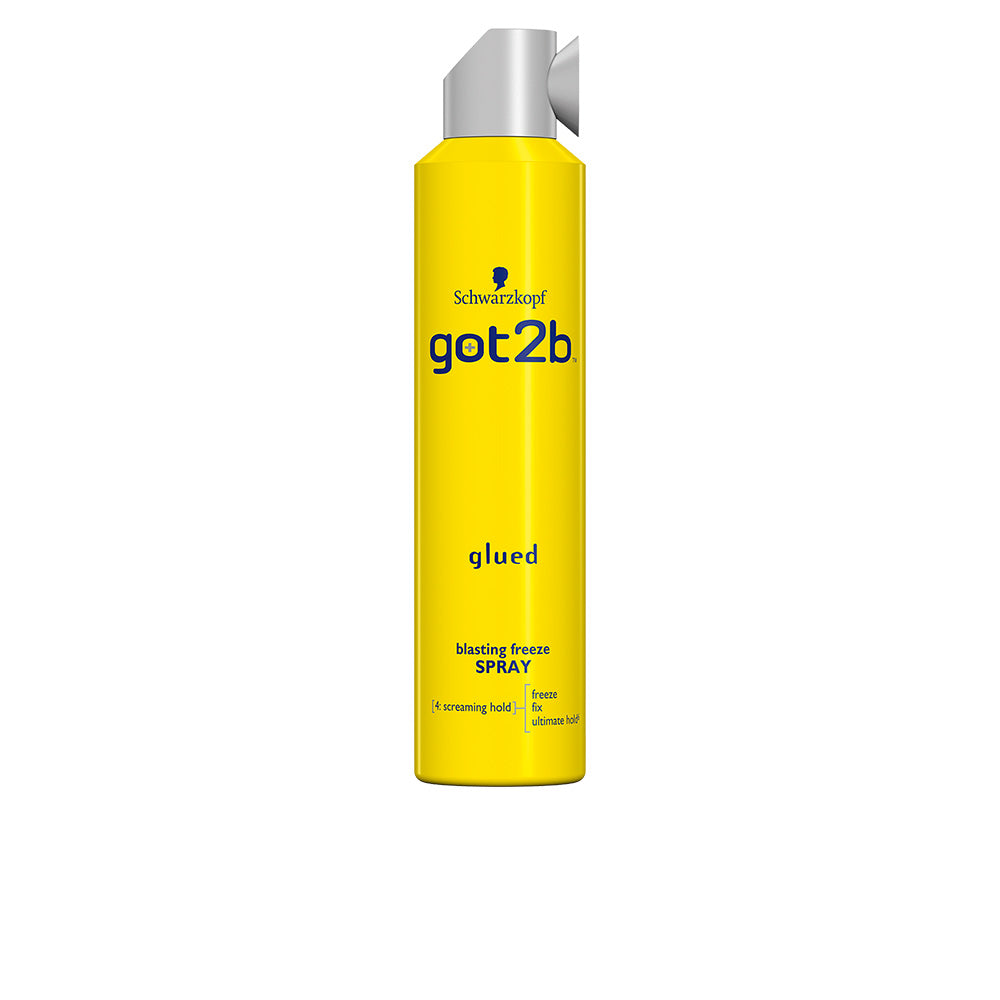 Got2b Glued Blasting Freeze Spray SchwarzKopf 300ml para fixação forte