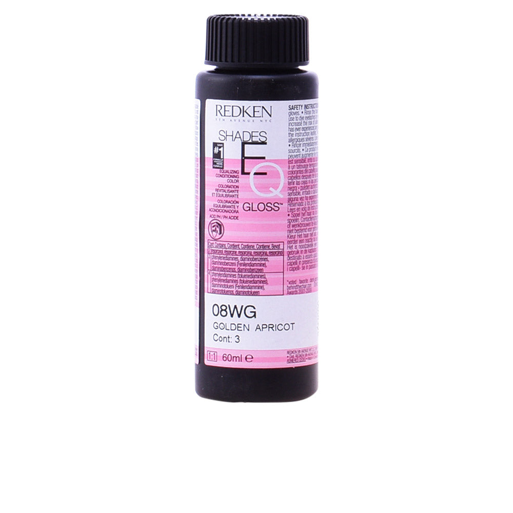 Redken SHADES EQ #08WG Apricot Dourado – Coloração sem Amónia
