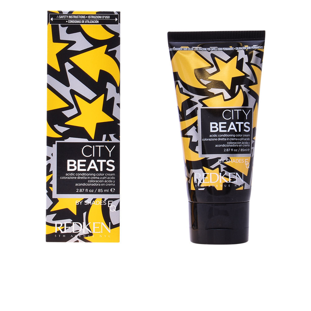 Redken CITY BEATS amaciador para coloração amarelo cab 85 ml