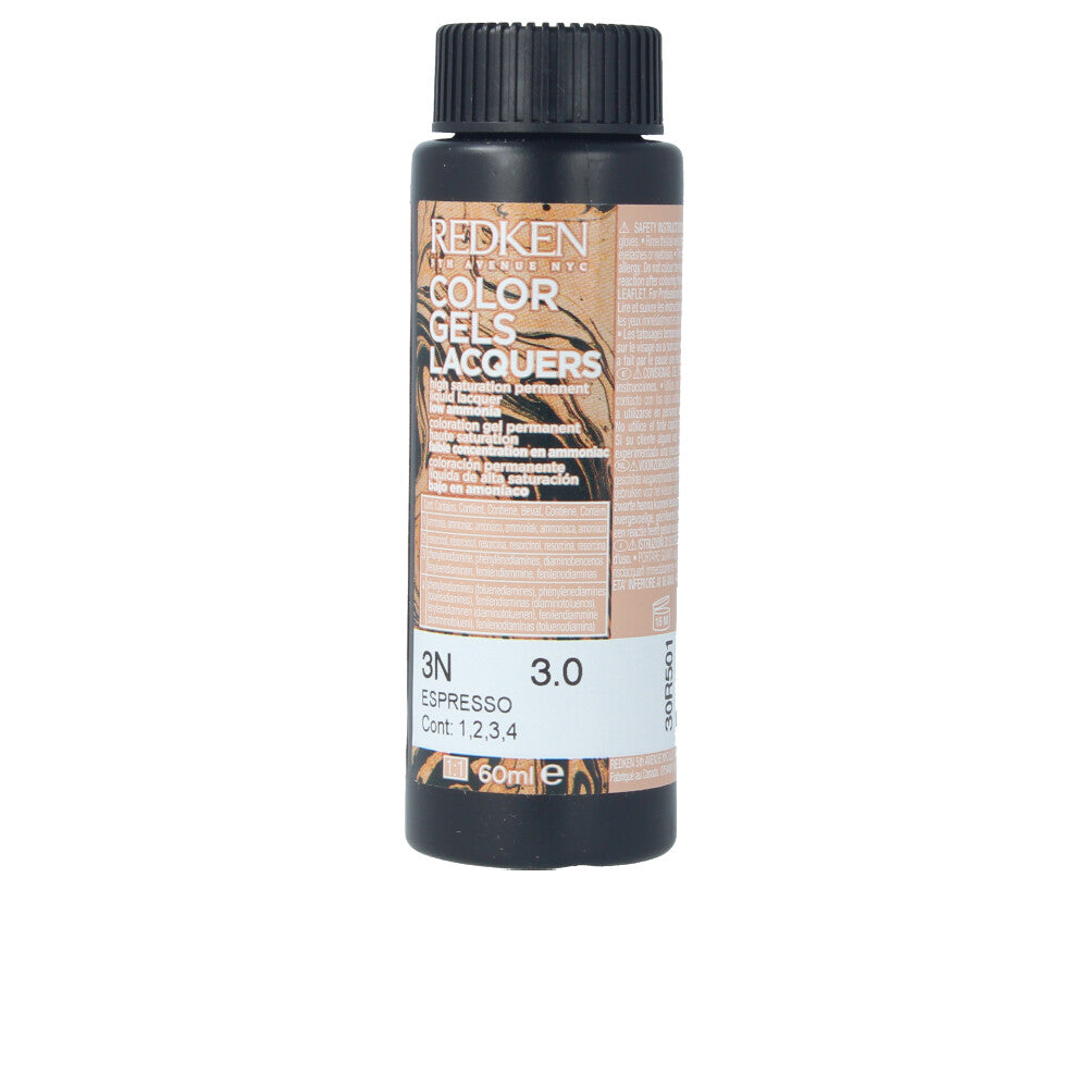 Redken COLOR GEL LACQUERS #3N Espresso - Cor vibrante para cabelo