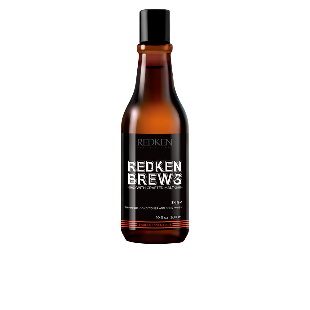 Redken Brews 3-in-1 para Homens - Cuidado Completo de 300ml