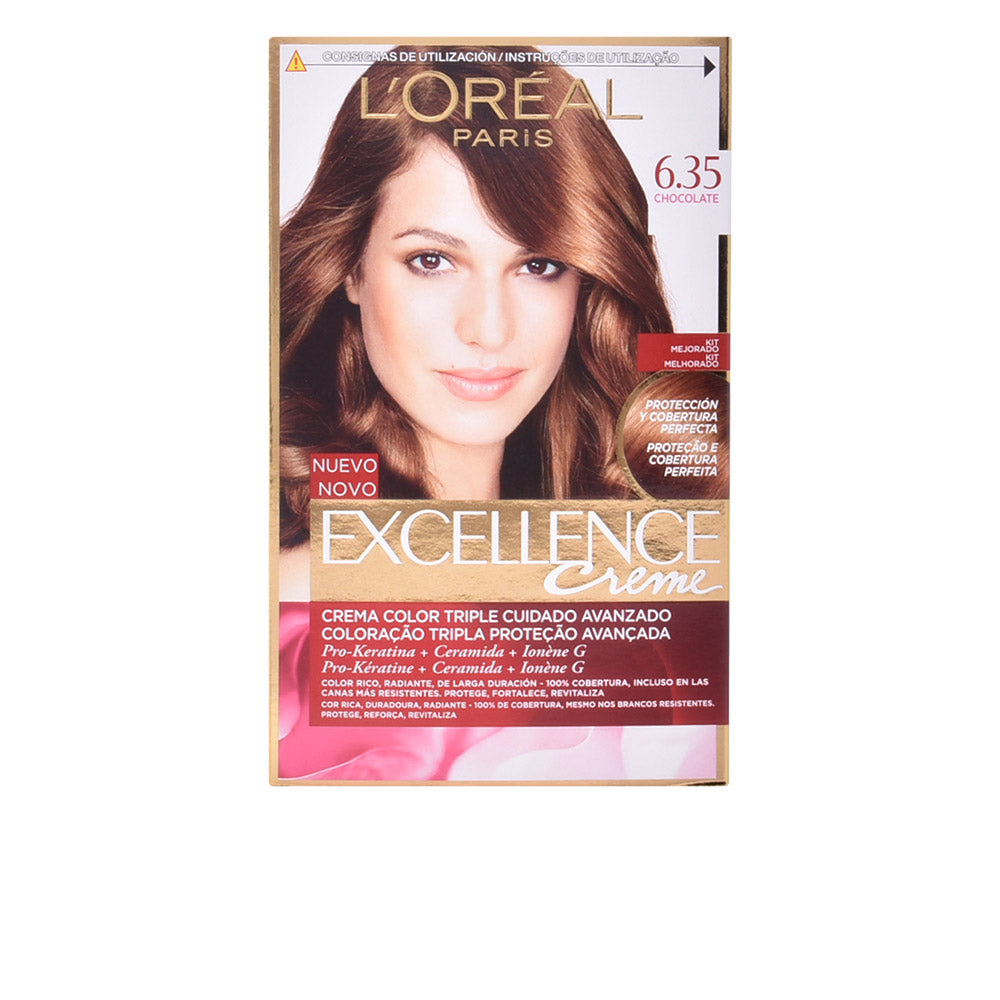 L'Oréal Paris Excellence Creme #6.35 Chocolate – Coloração Capilar Premium
