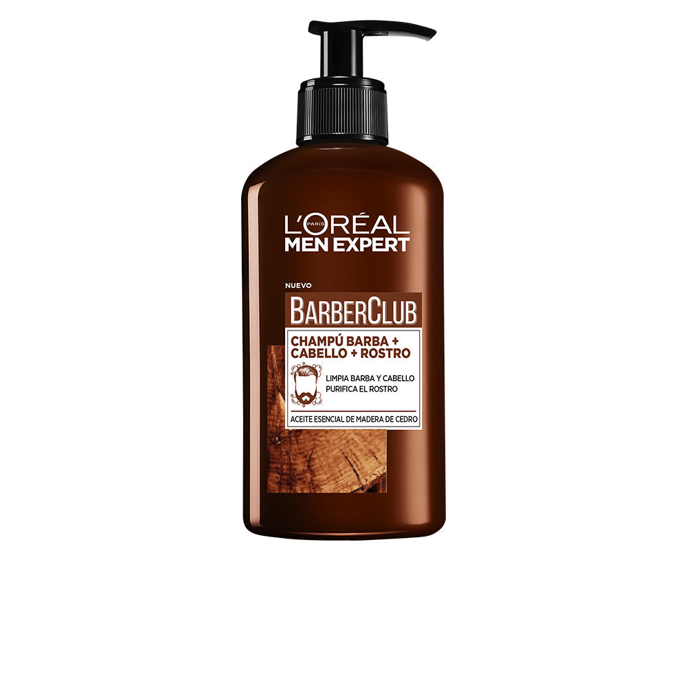 L'Oréal Men Expert Barber Club champô para barba, rosto e cabelo 200 ml