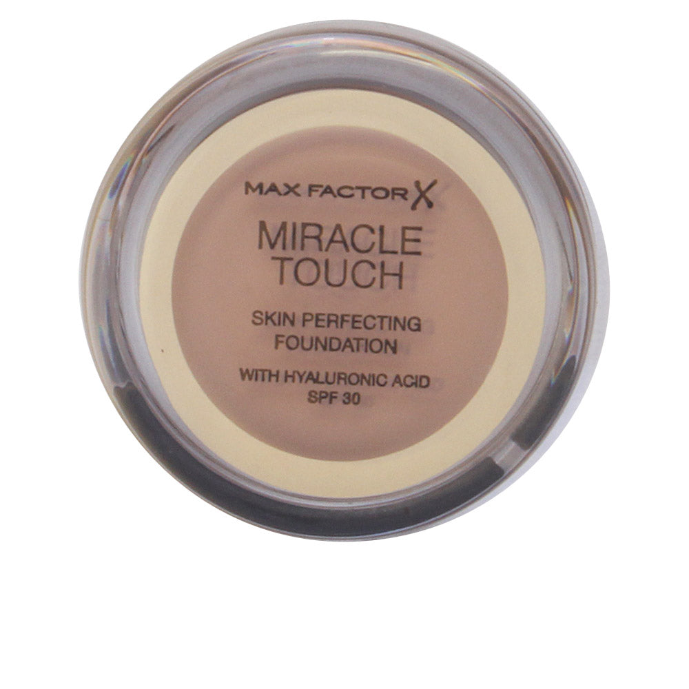 Base líquida Miracle Touch Max Factor #045 Warm Almond para pele sensível