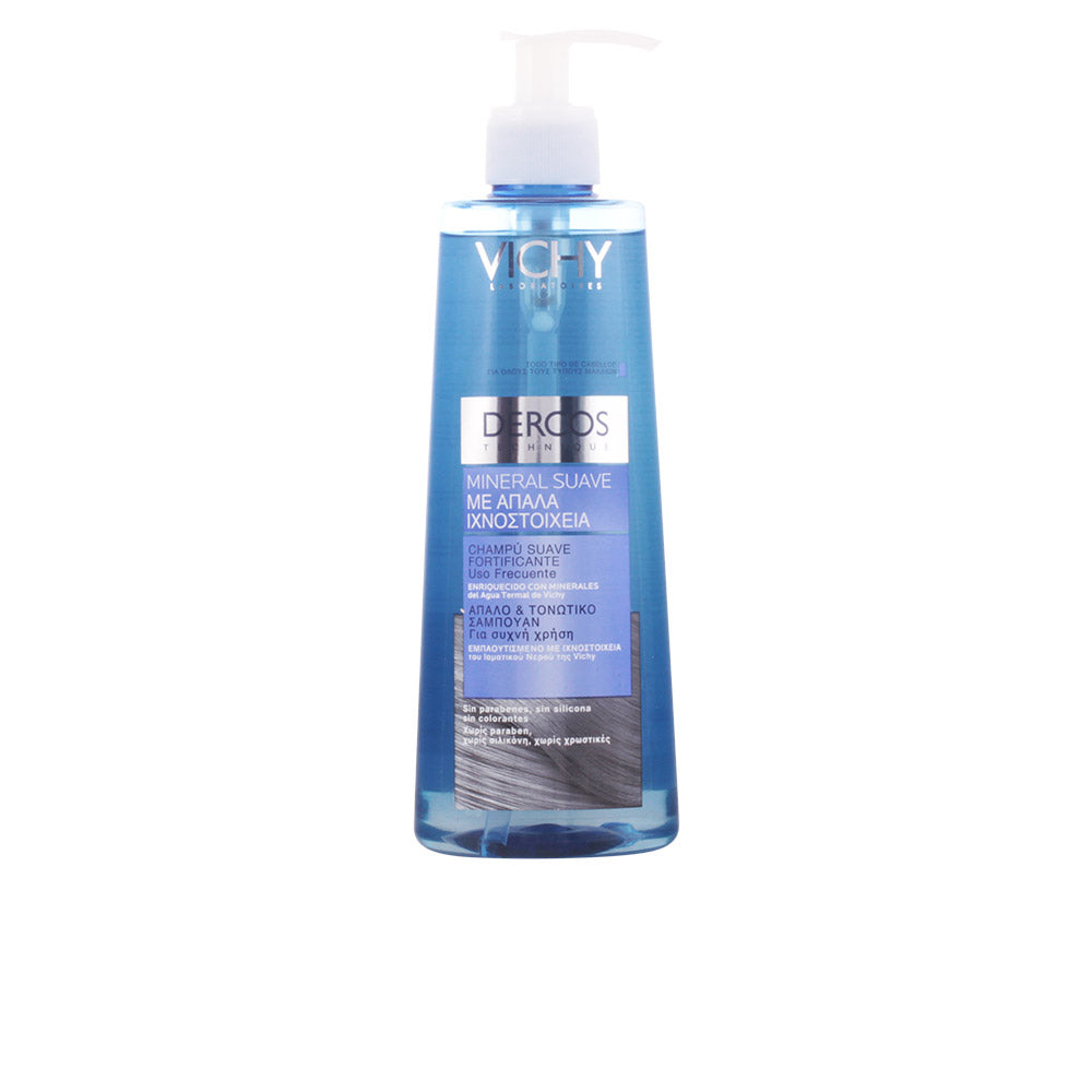 Vichy DERCOS Shampoo Mineral para Uso Frequente 400 ml - Higiene e Cuidados para Todo Tipo de Cabelo