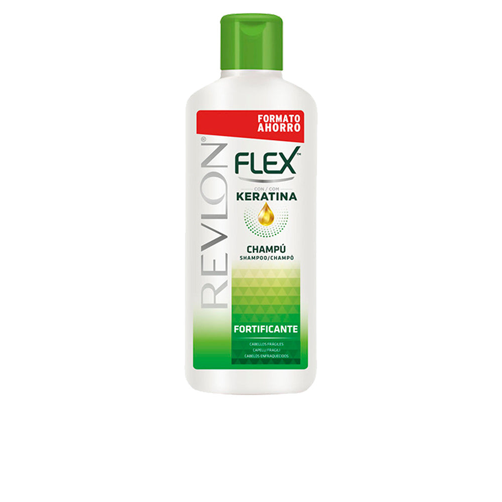 REVLON FLEX Keratin Fortifying Shampoo - 650 ml for All Hair Types