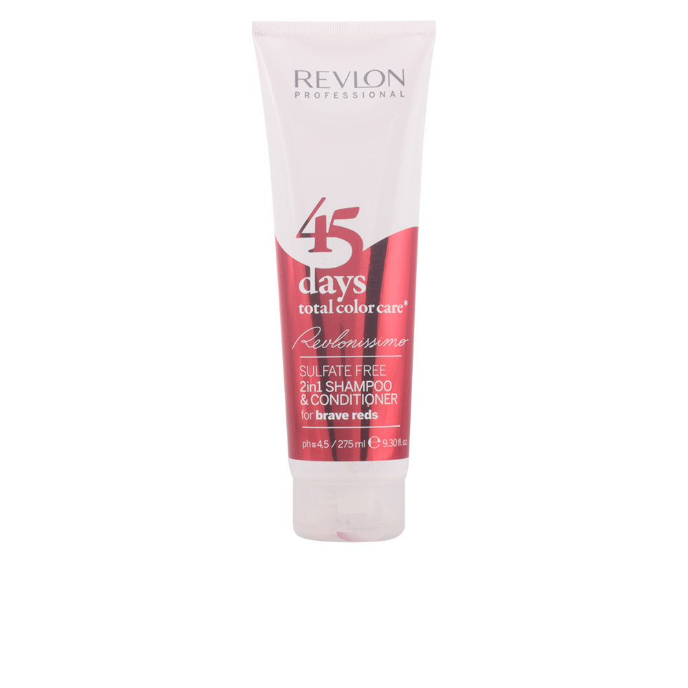 Revlon 45 Dias 2em1 Champô e Condicionador para Cabelos Vermelhos Intensos