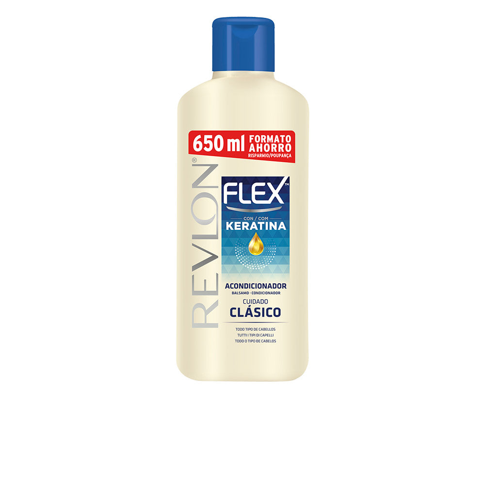 REVLON MASS MARKET FLEX KERATIN Classic Care Conditioner - 650 ml for All Hair Types