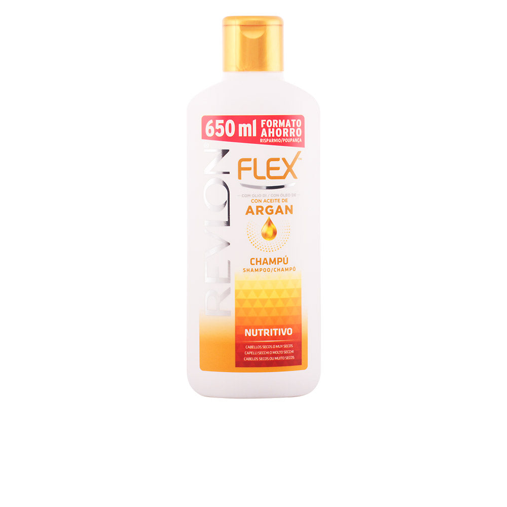 REVLON FLEX Keratin Nourishing Dry Hair Shampoo – 650 ml for Soft, Hydrated Hair