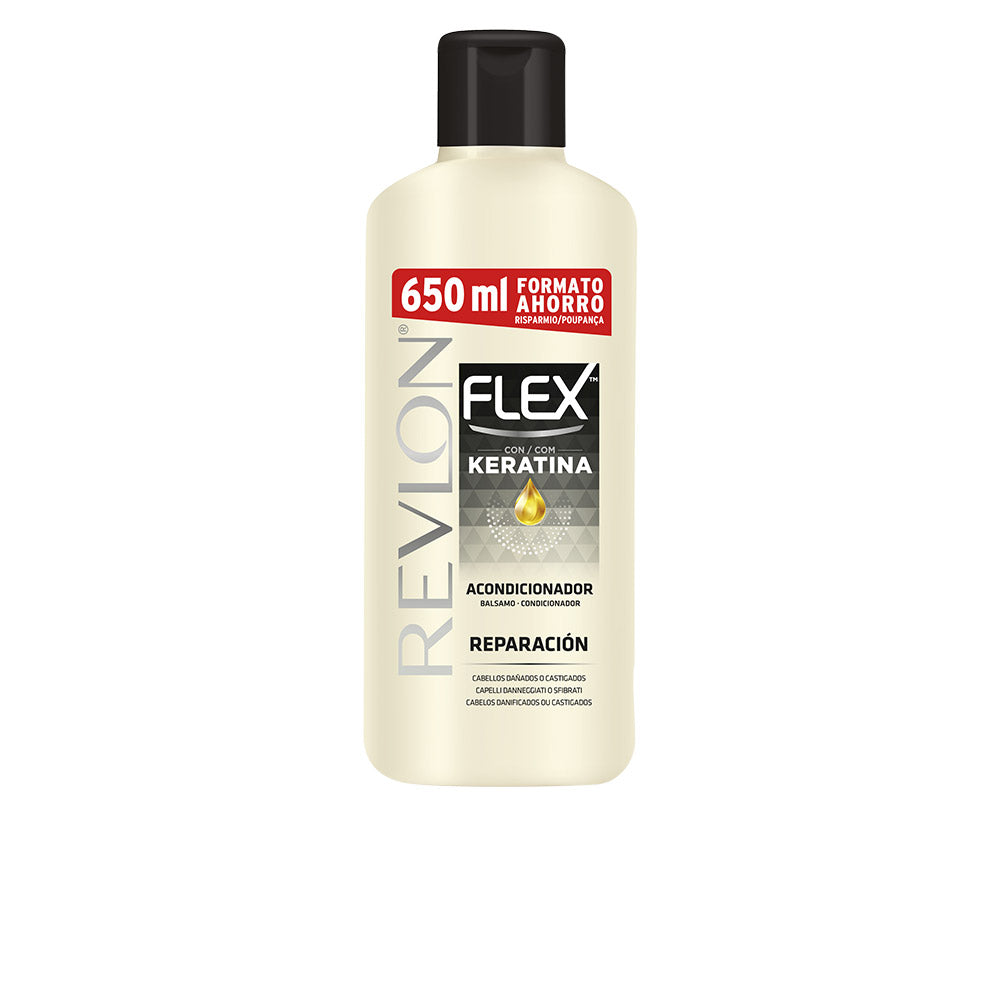 REVLON FLEX Keratin Conditioner Reparador para Cabelos Danificados 650ml