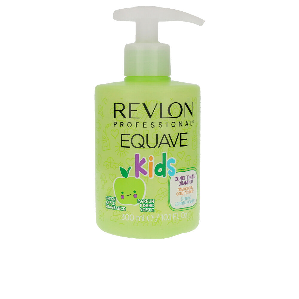REVLON EQUAVE KIDS Apple Shampoo 2-in-1 10 fl oz – Gentle Cleansing for Children's Hair