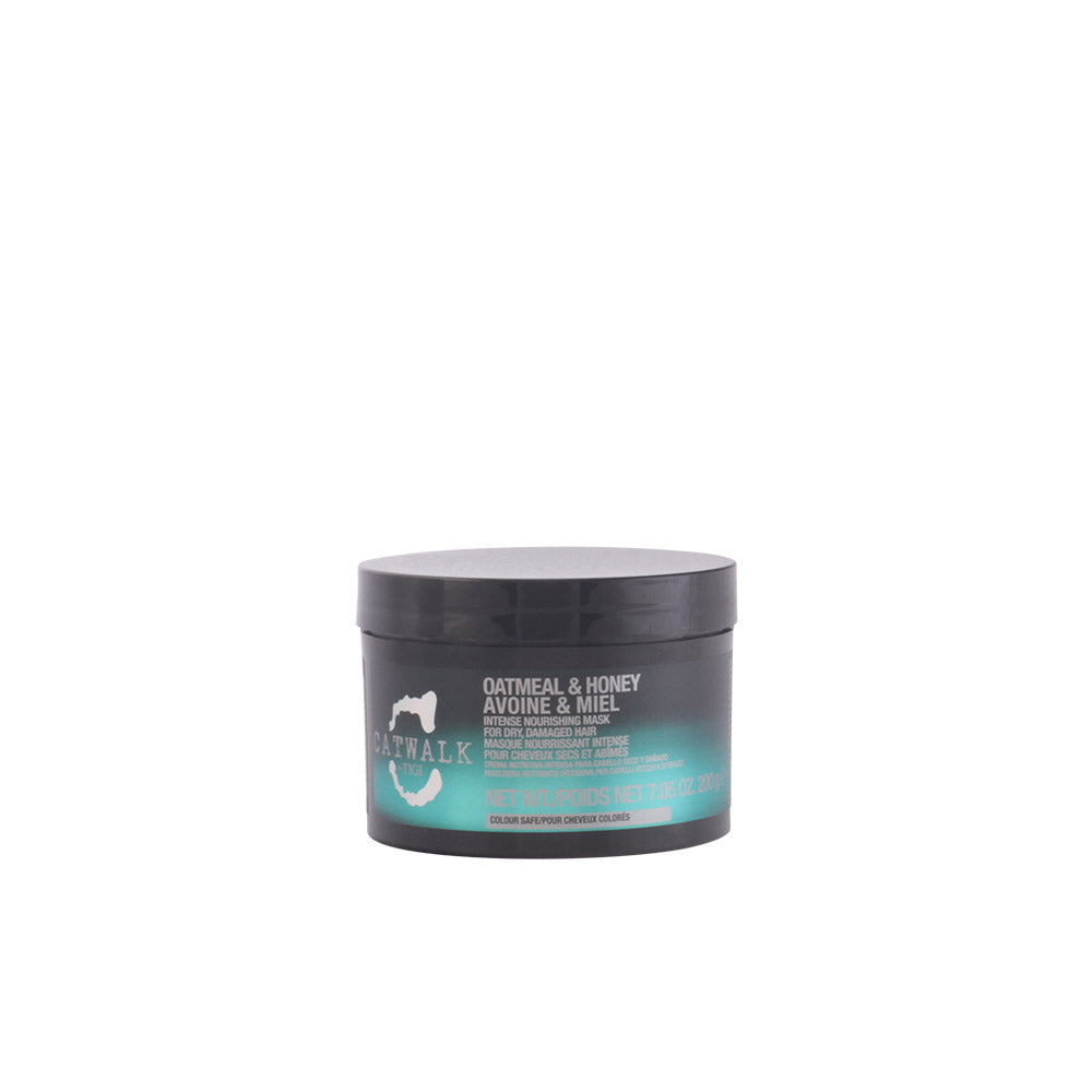 TIGI CATWALK Oatmeal & Honey máscara nutritiva para cabelos secos e danificados - 200 ml