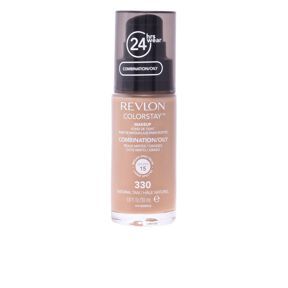 Revlon ColorStay Foundation para pele mista e oleosa, tom natural 
