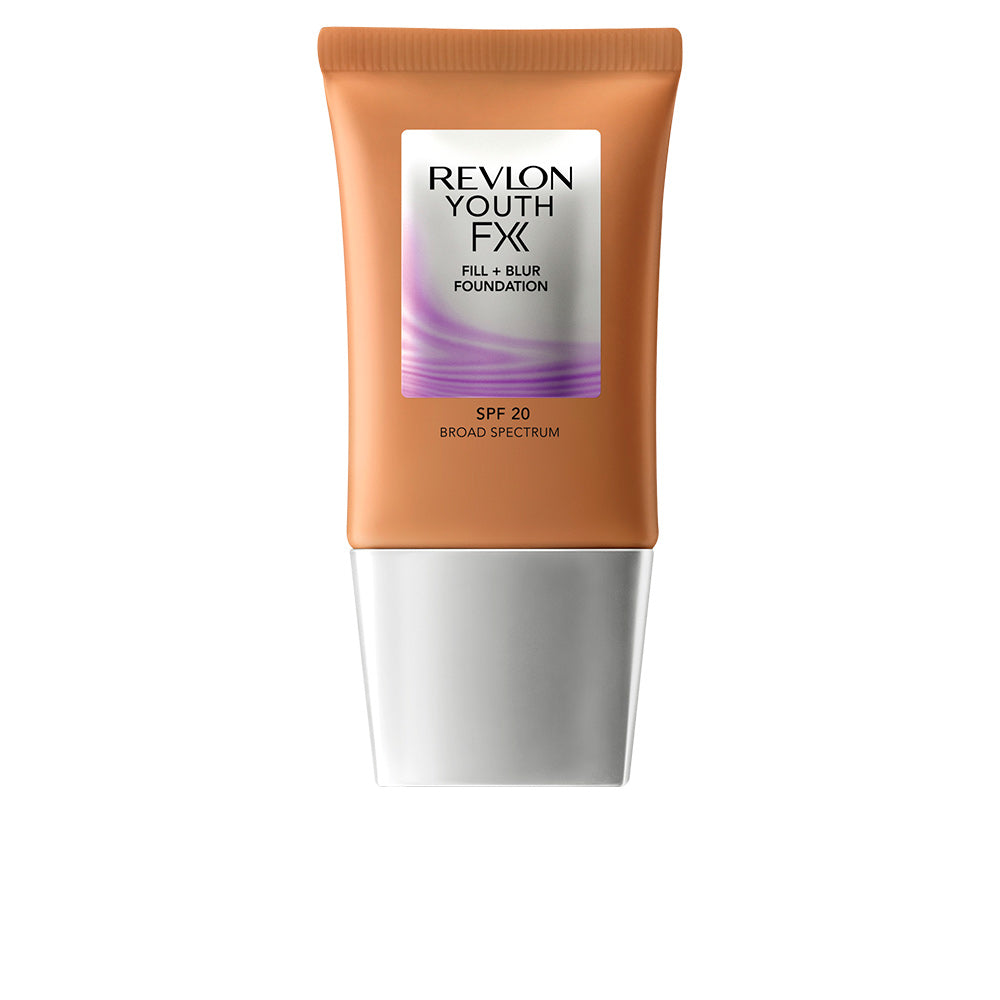 Revlon YouthFX Fill + Blur Foundation SPF20 #405 Almond – Medium Coverage, Fluid Texture for All Skin Types
