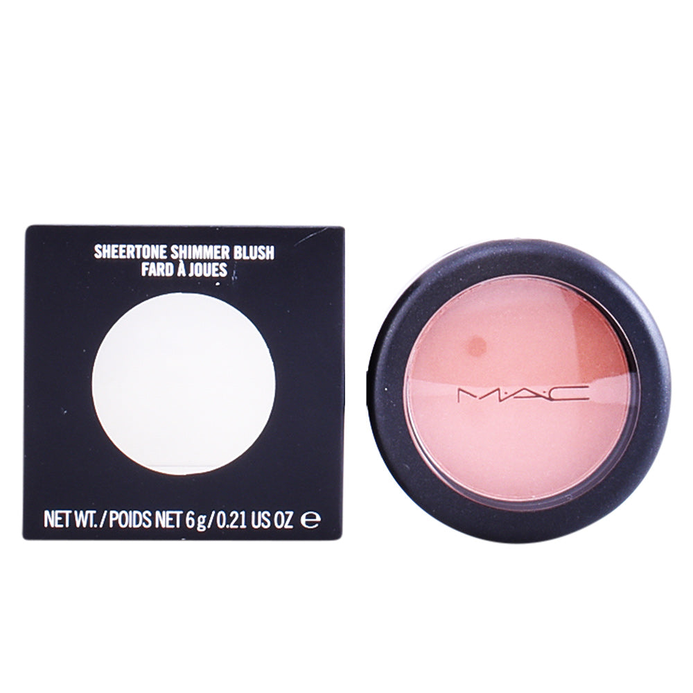 MAC Sheertone Shimmer Blush Sunbasque - Toque de brilho natural para rosto