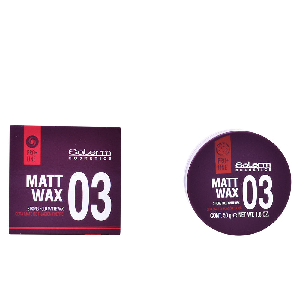 Salerm MATT WAX cera matte de forte fixação para todo tipo de cabelo