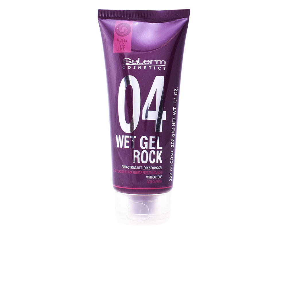 Gel de Estilo WET GEL ROCK SALERM 200ml - Extra Forte e Brilho Duradouro