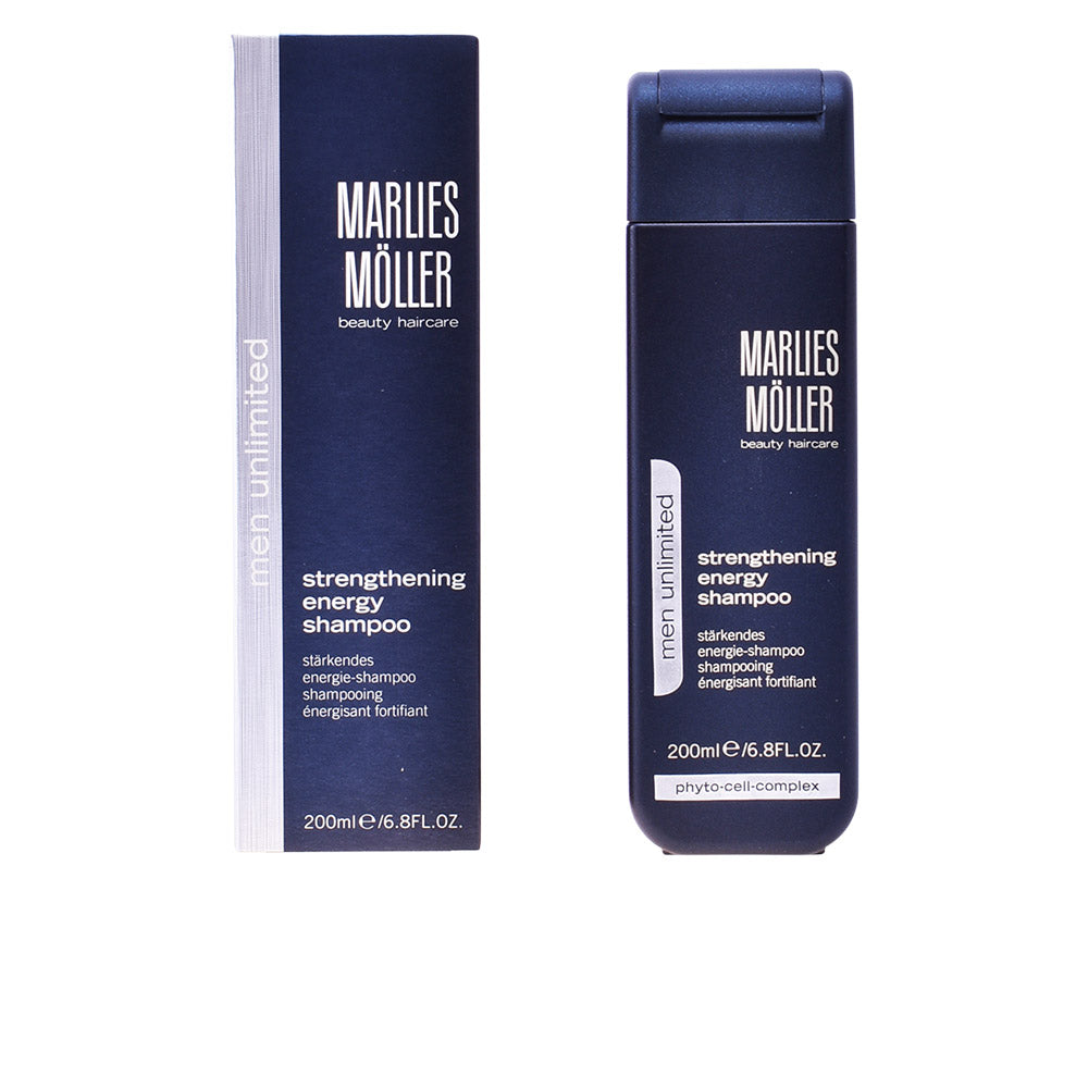 Shampoo fortalecedor Men Unlimited Marlies Möller 200 ml para todo tipo de cabelo