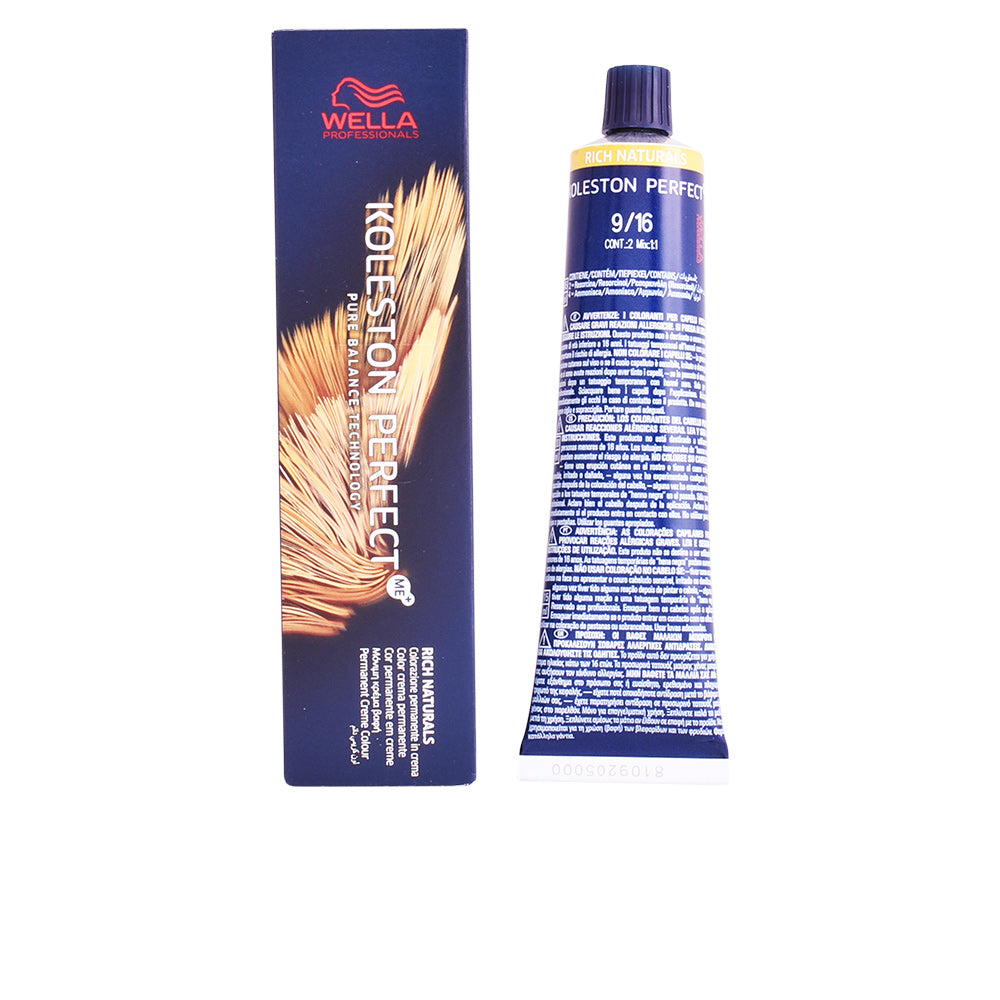 Wella Professionals Koleston Perfect ME+ Rich Naturals 9/16 Hair Colour Cream - 60 ml