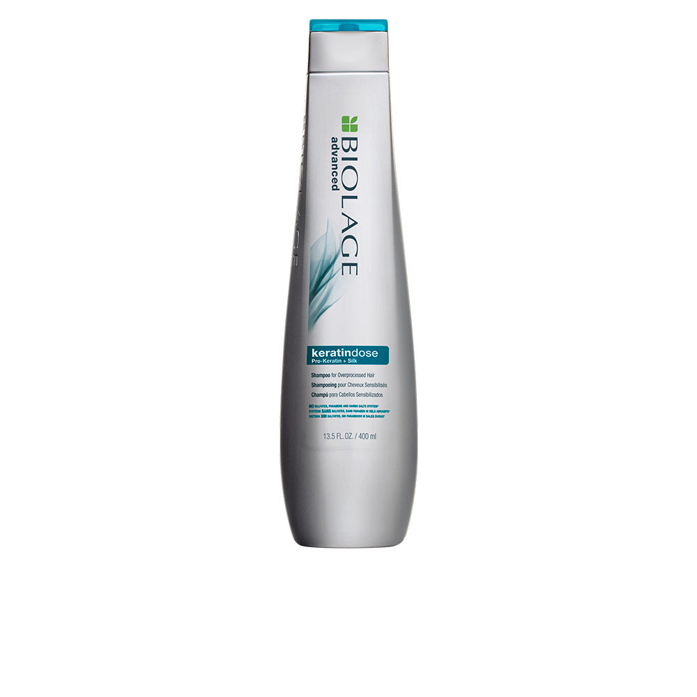 KeratinDose Shampoo Biolage 400 ml para cabelos danificados