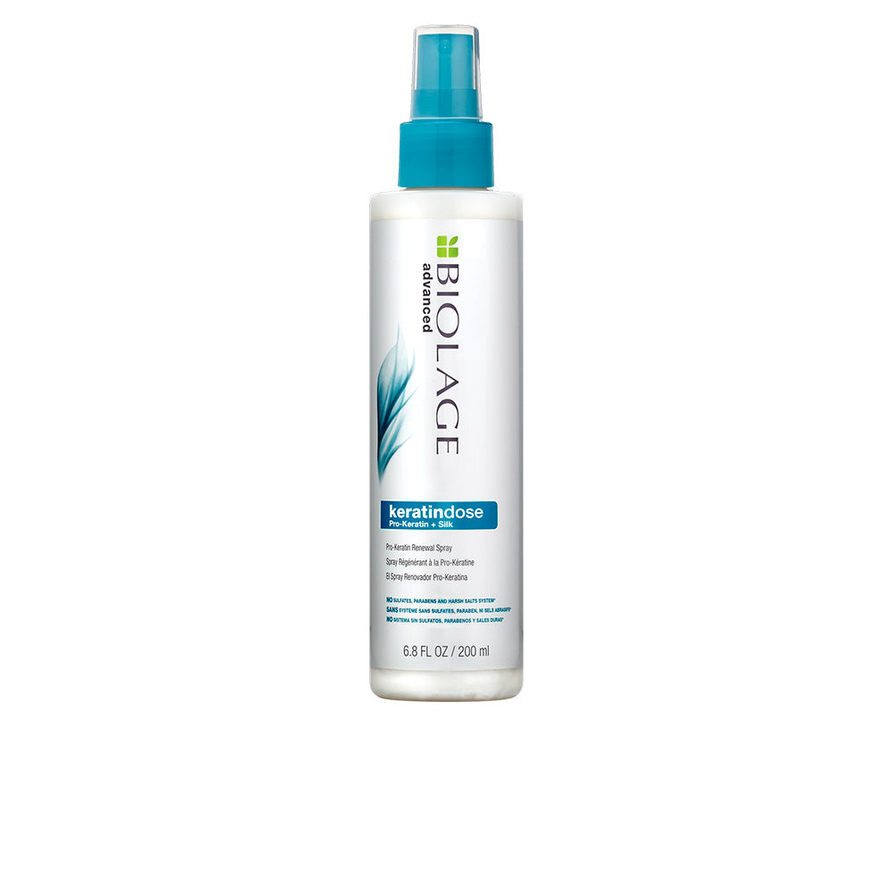 KeratinDose spray reestruturante de 200 ml - BIOLAGE para cabelos danificados