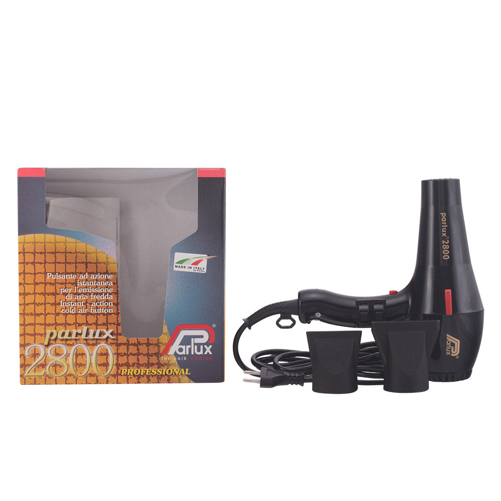 Parlux Hair Dryer 2800 Black – Versátil Secador de Cabelo da Linha PARLUX 2800