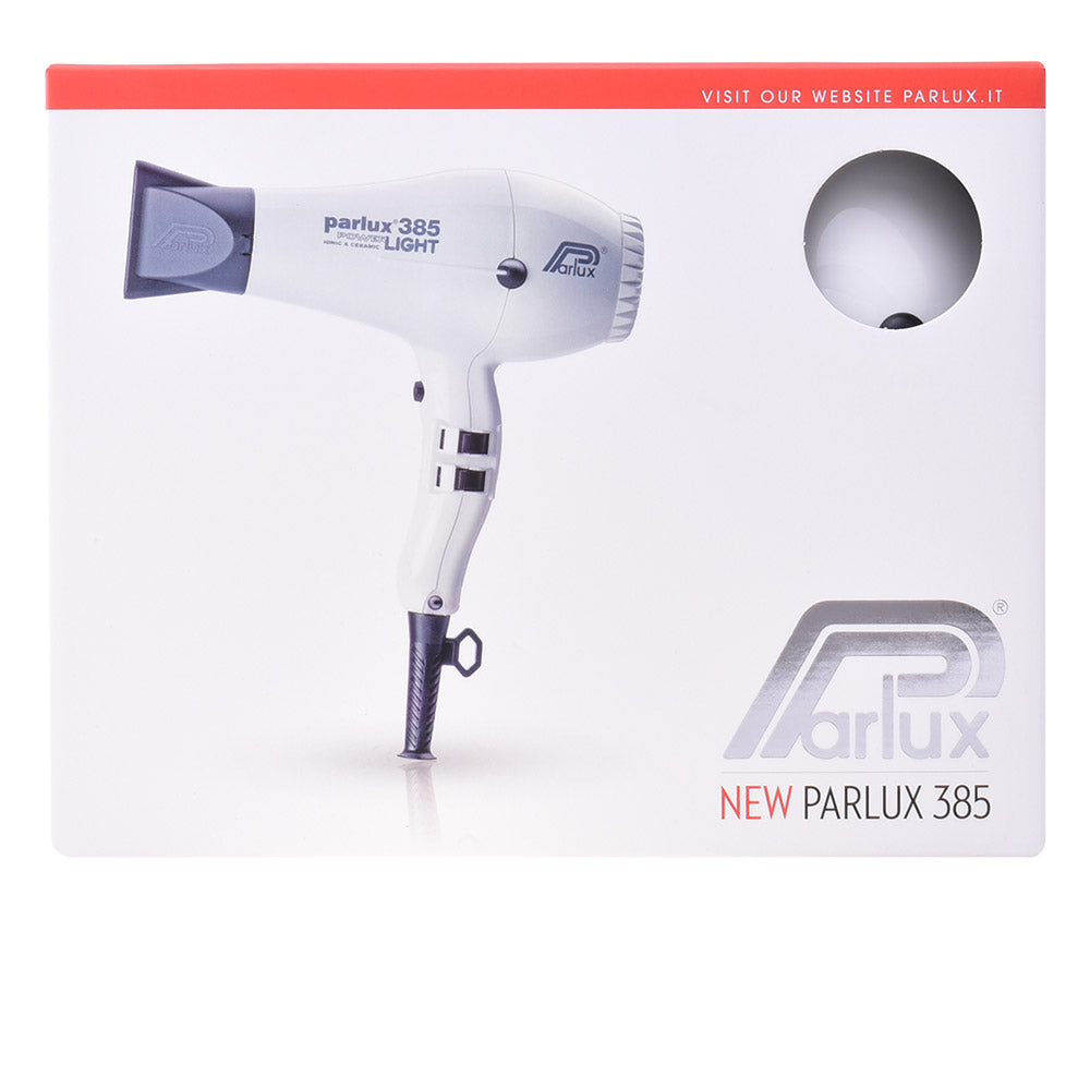 Parlux 385 PowerLight Secador de Cabelo Branco – Leve e Eficiente