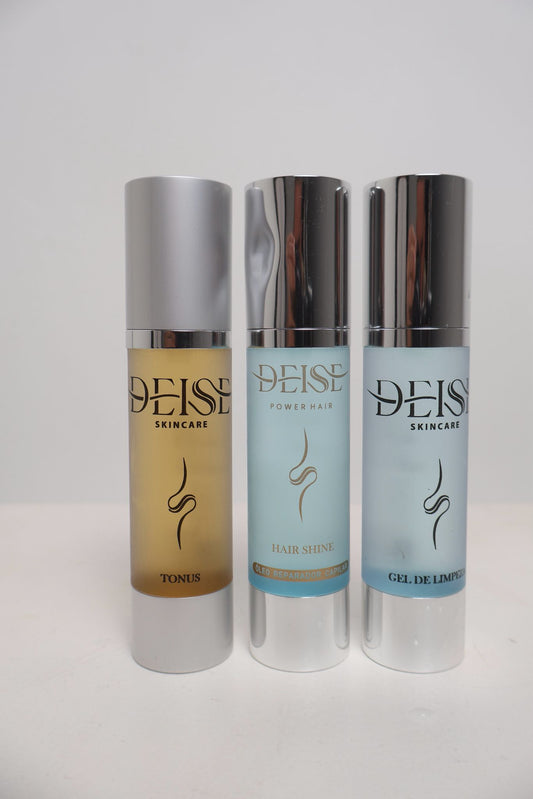 Kit:  Tonus + Hair Shine + Gel Limpeza DEISE skincare